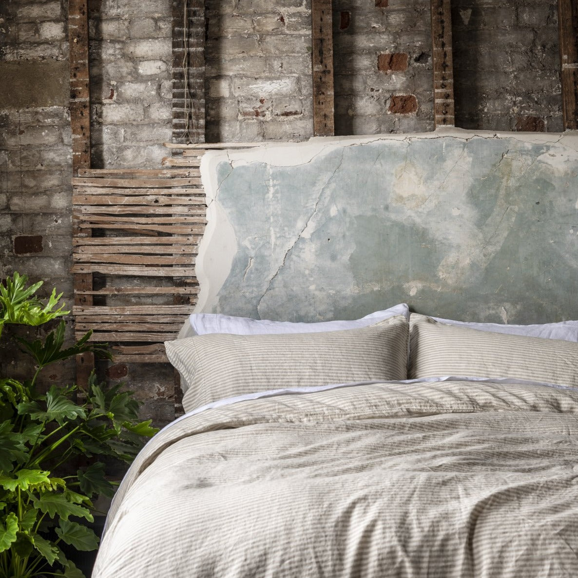 Monocolor Oatmeal Stripe Basic Bundle