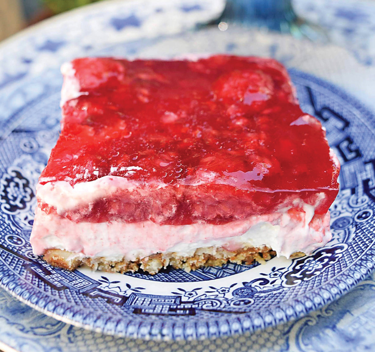 RASPBERRY PRETZEL JELLO SALAD