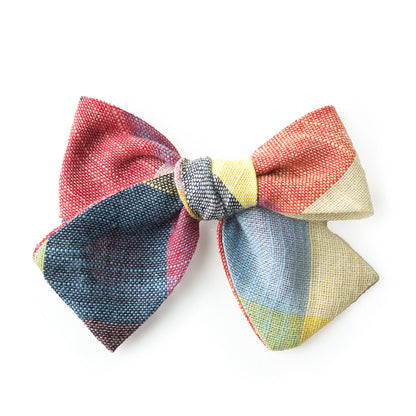 Rubik Cube Petite Hair Bow for Girls