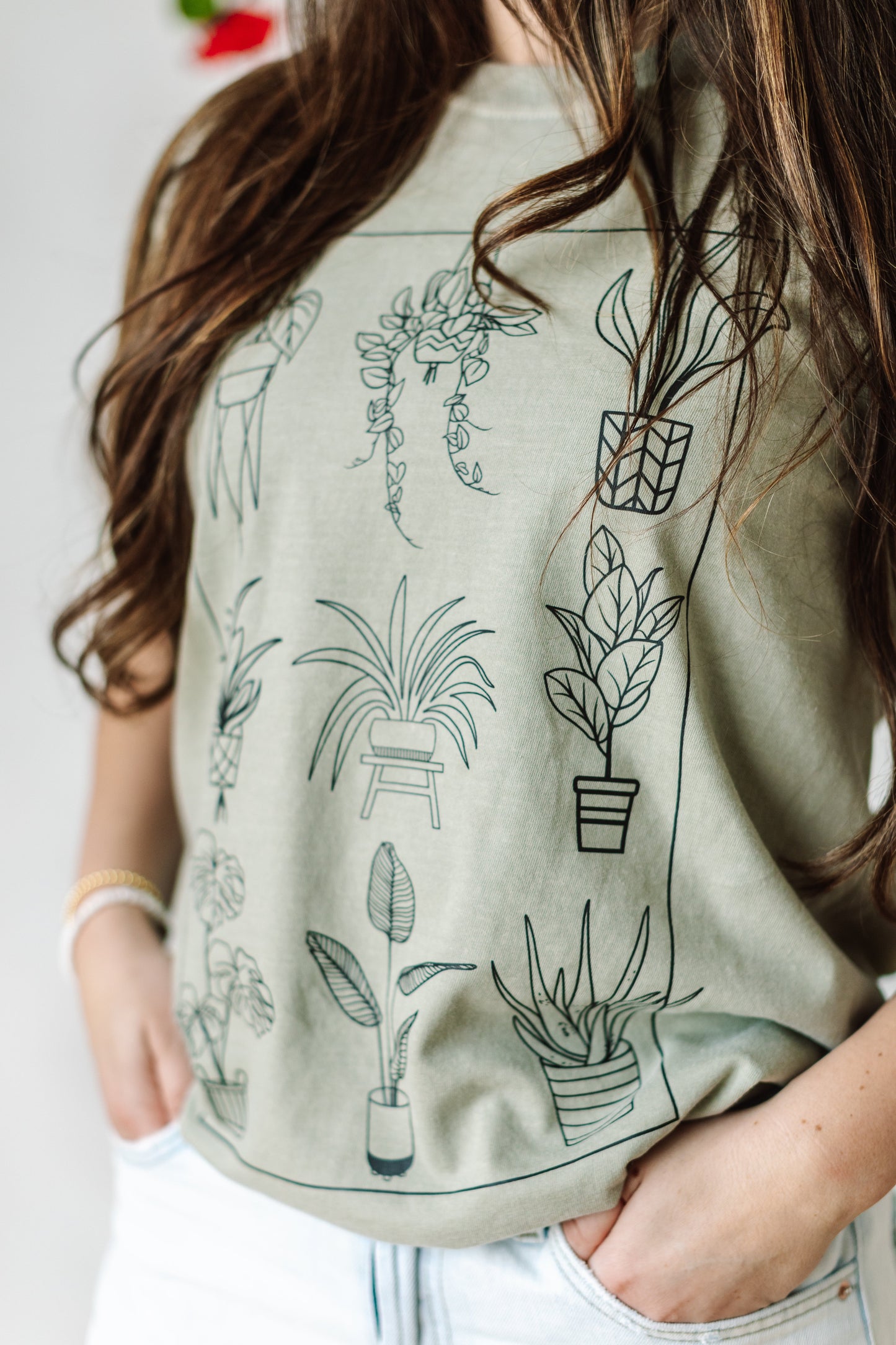 Plant Lady w/ Back Detail - SHORT SLEEVE COMFORT COLORS TEE