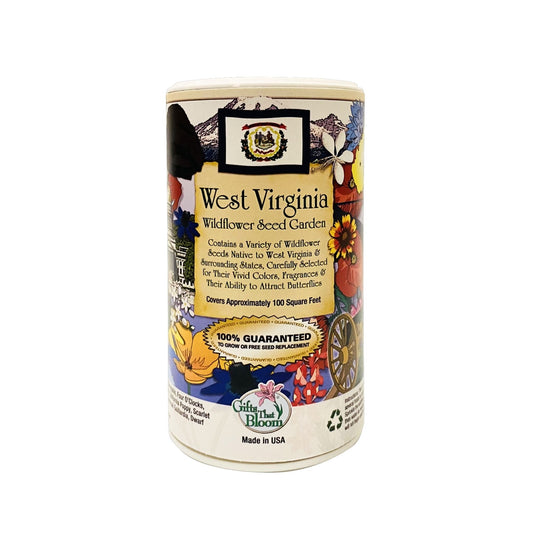 West Virginia Garden Shaker Can