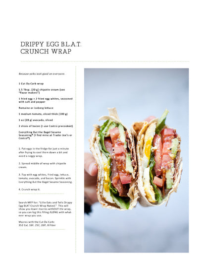 Crunch Wraps (A collection of my favorite macro-friendly wraps): Lillie Eats and Tells (Digital Download)