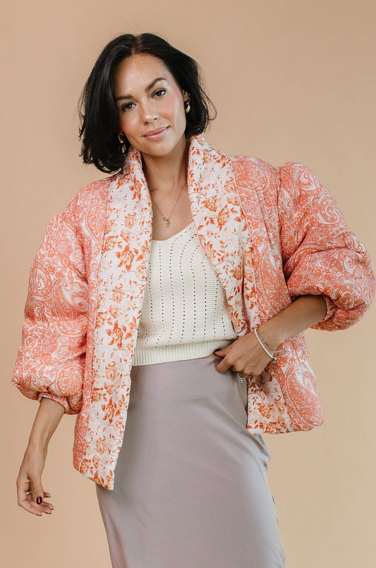 The Paisley Puff Jacket