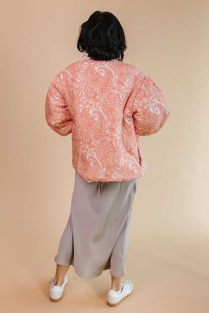 The Paisley Puff Jacket