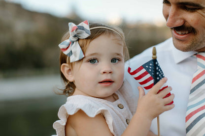 Uncle Sam Petite Hair Bow for Girls