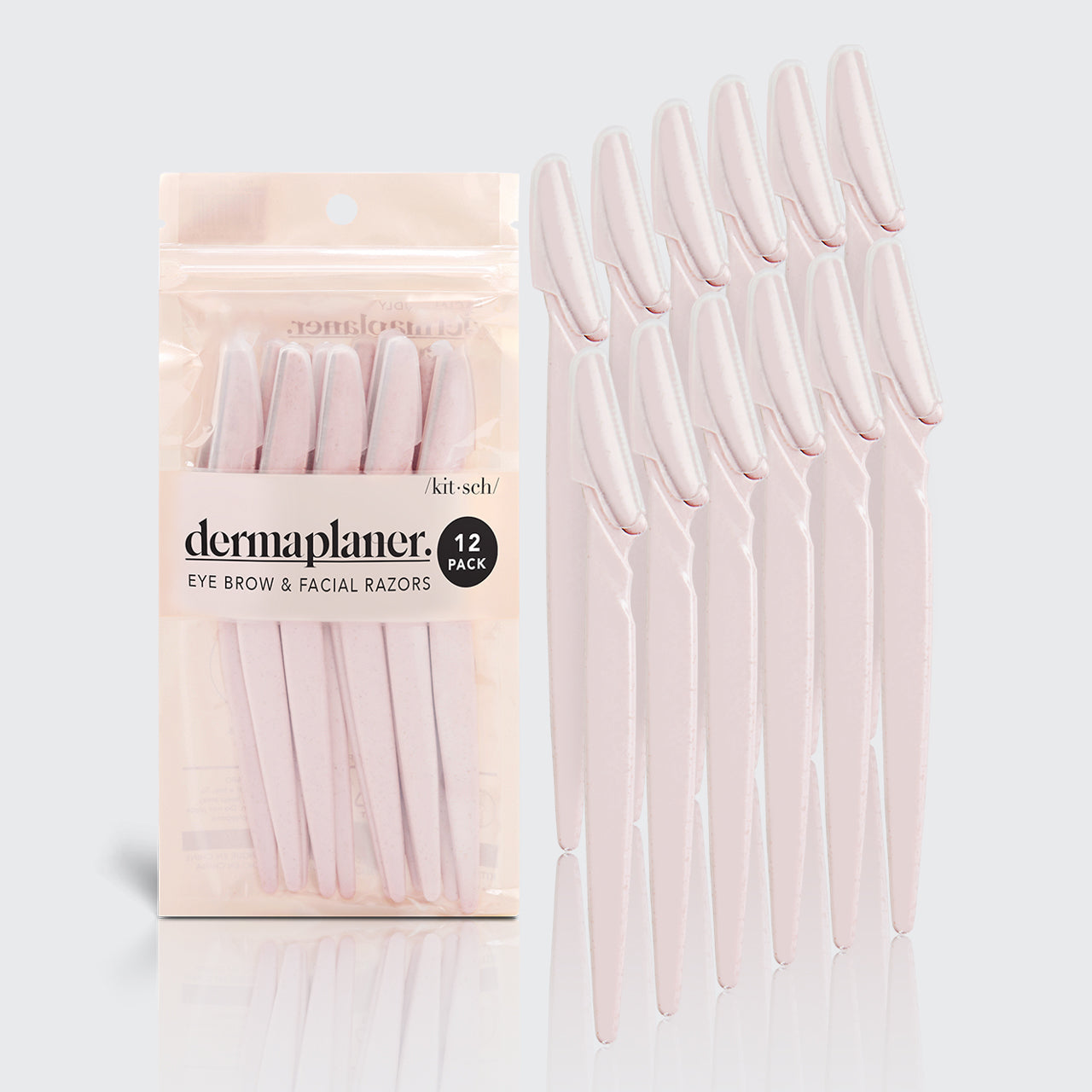 Dermaplaning Tool 12pk | Eco-Friendly Blush