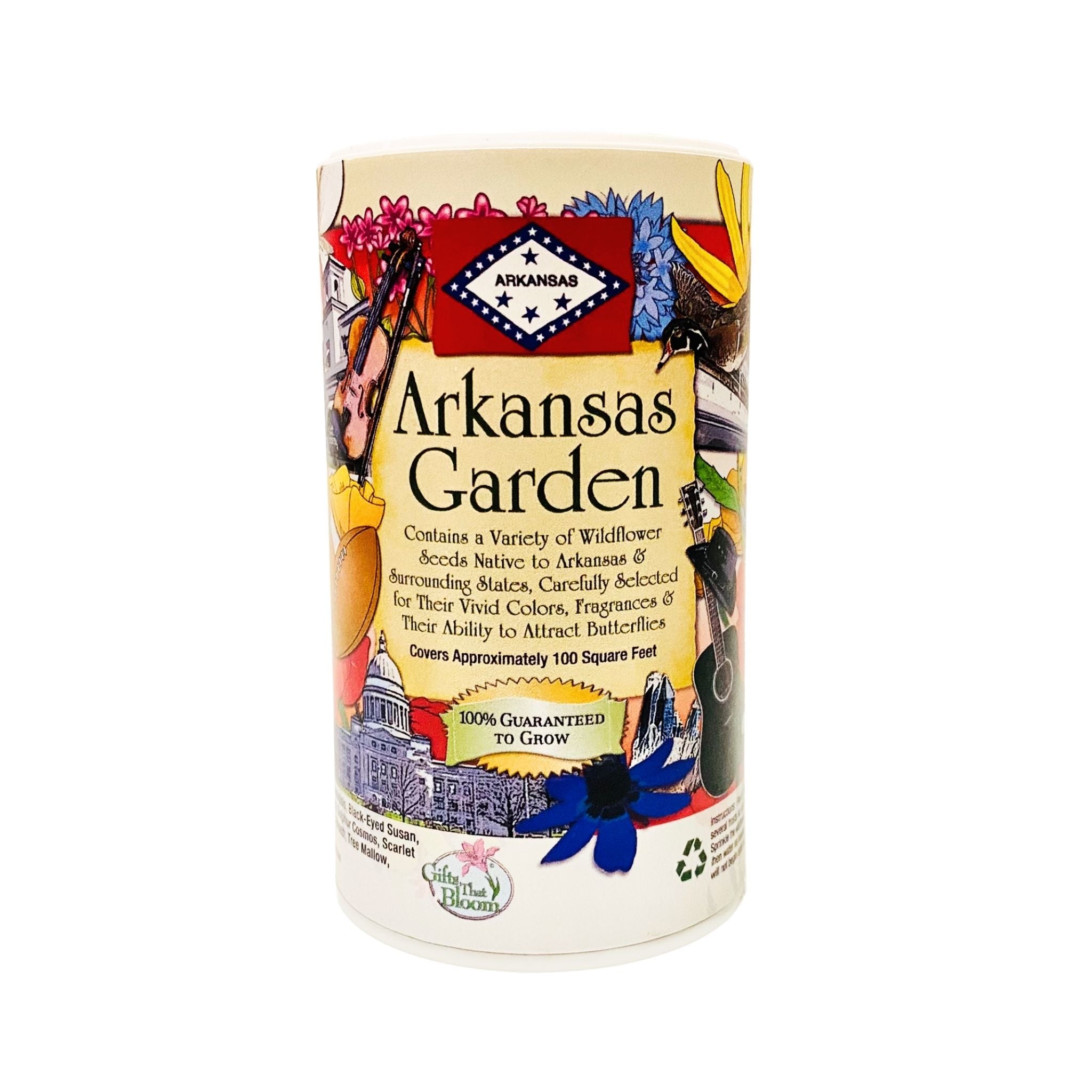 Arkansas Garden Shaker Can