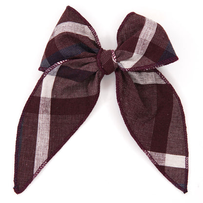 Black Cherry Darling Hair Bow for Girls