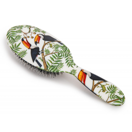 Toucans Hairbrush