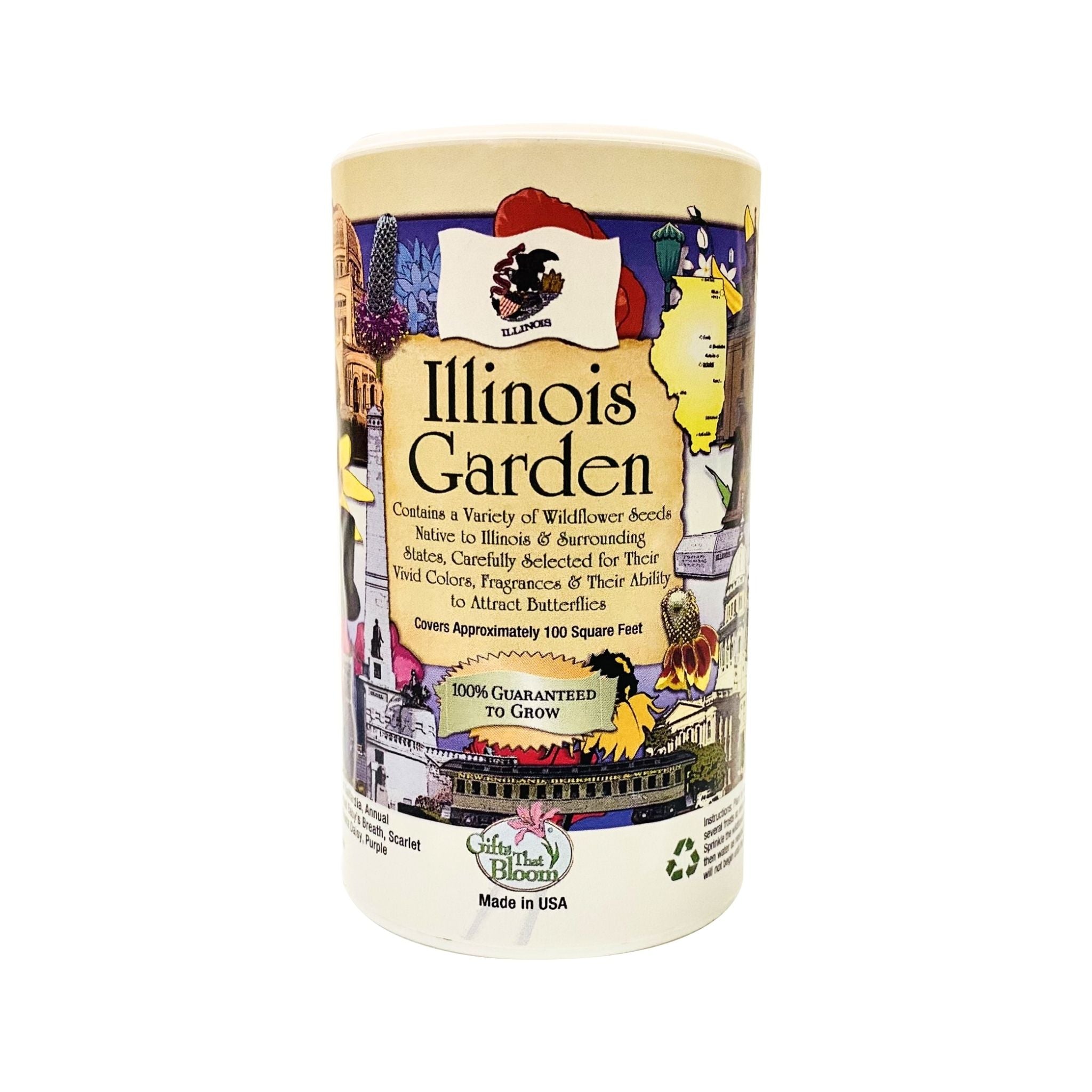 Illinois Garden Shaker Can