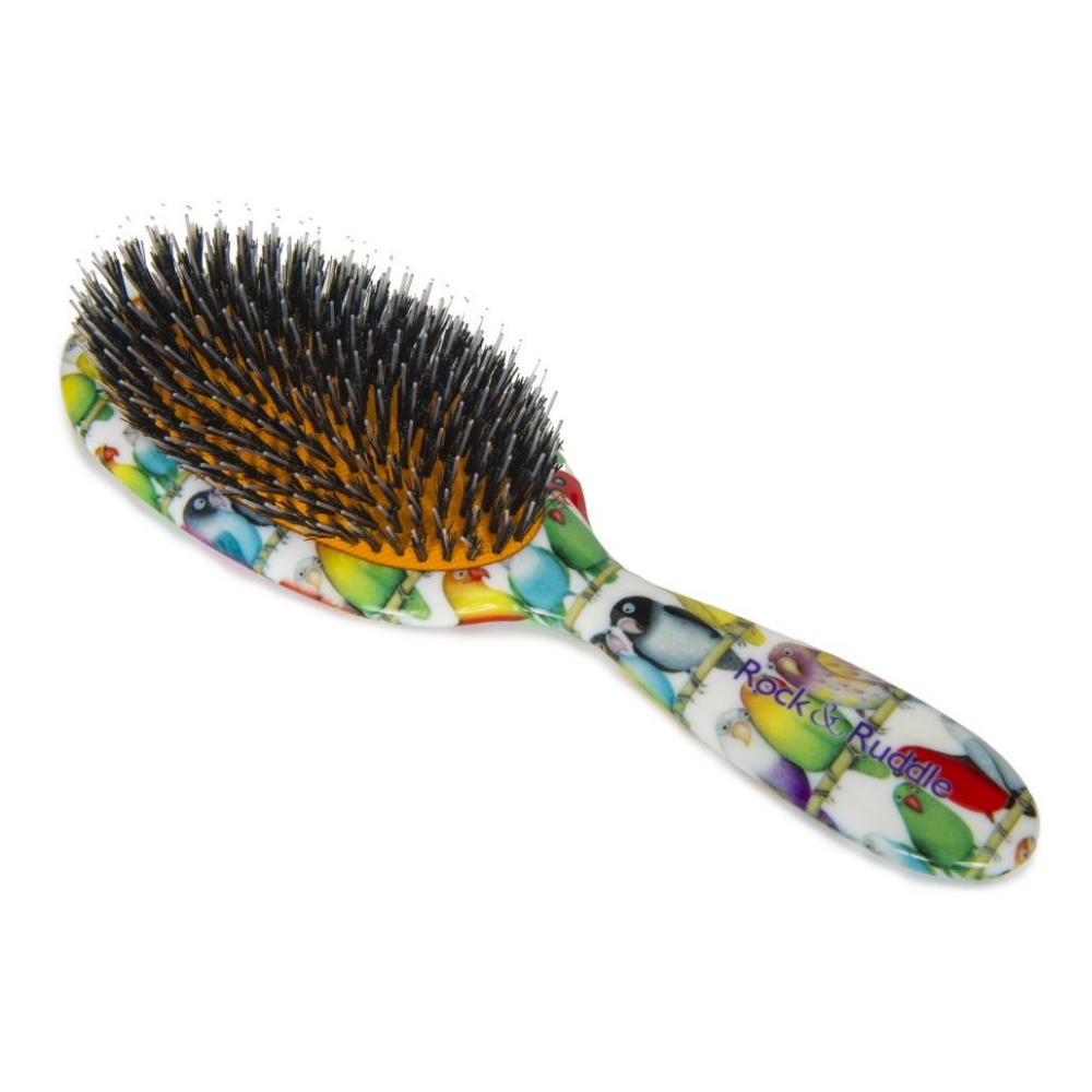 Lovebirds Hairbrush