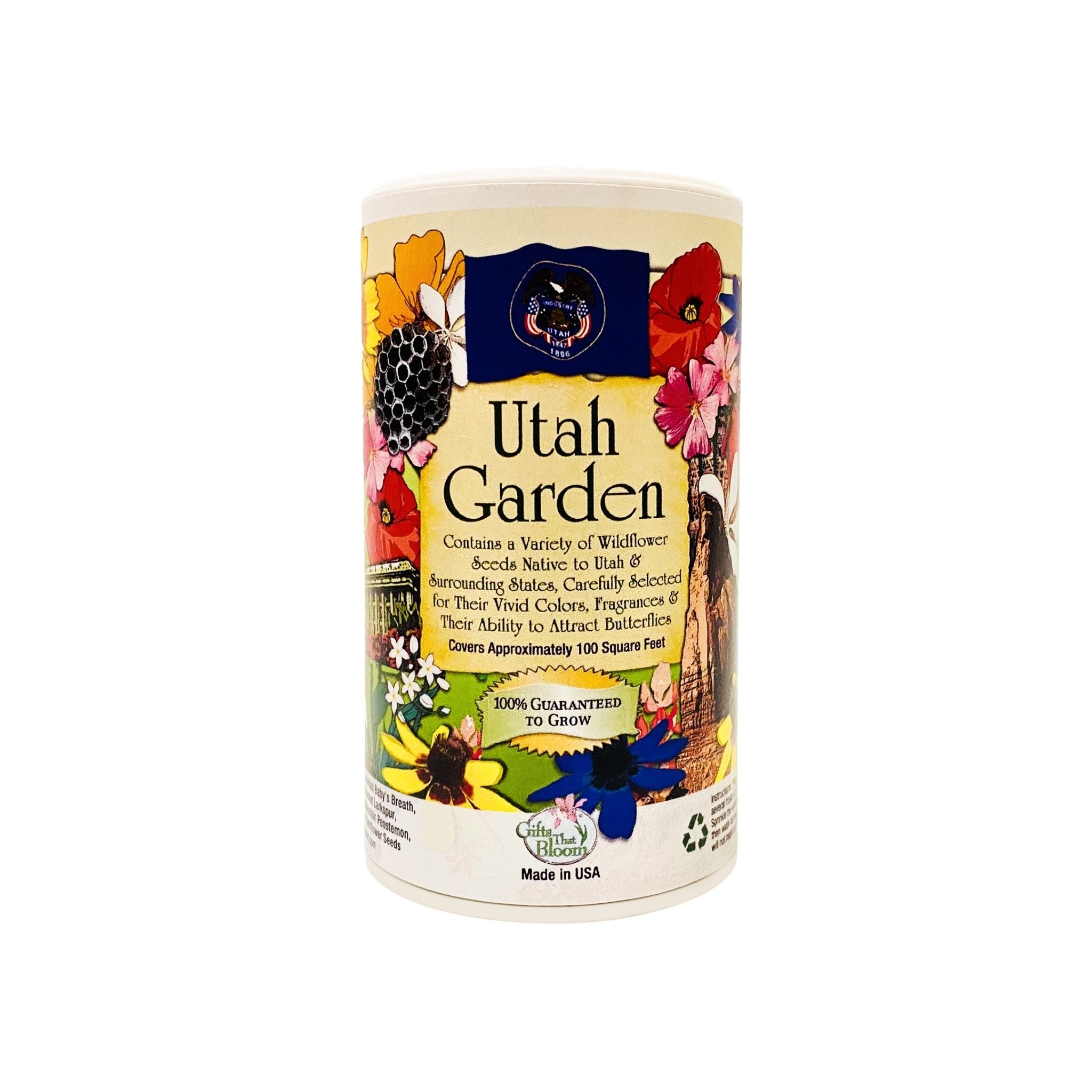 Utah Garden Shaker Can
