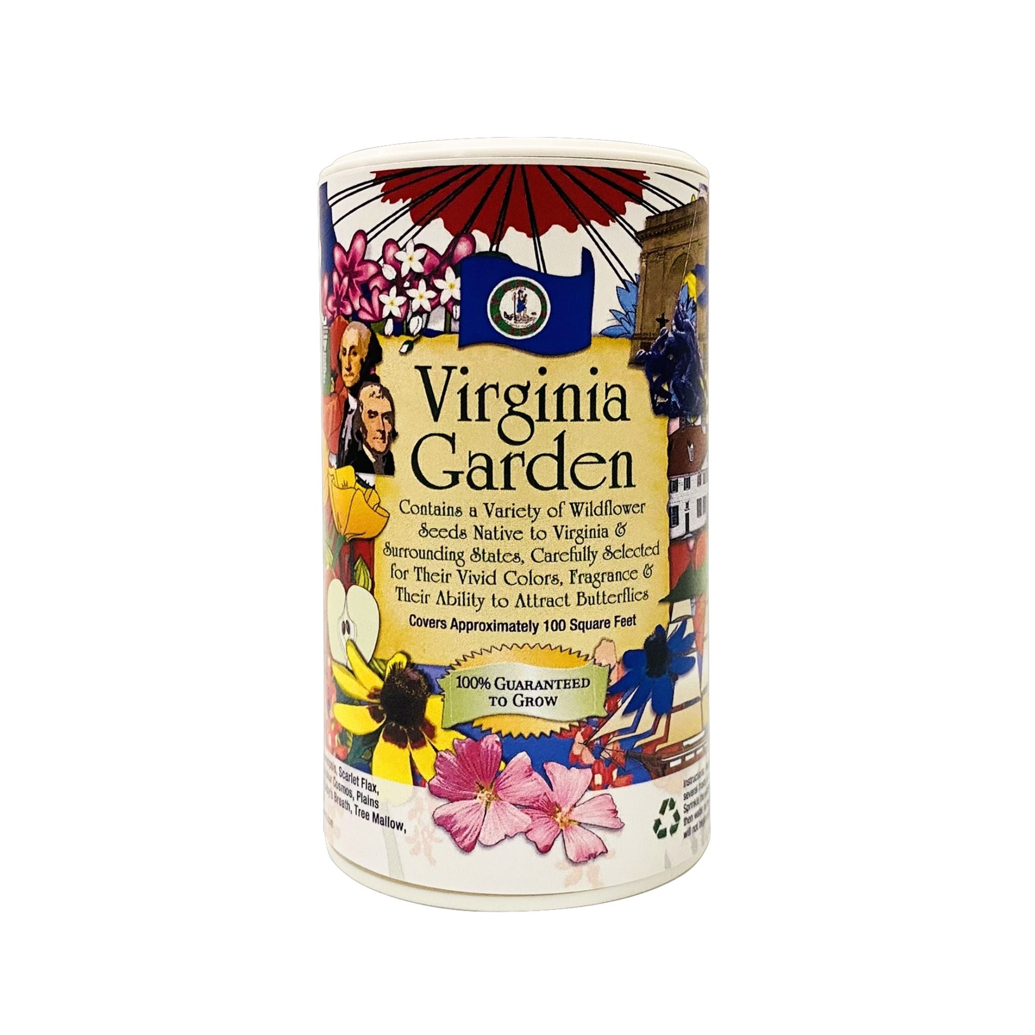 Virginia Garden Shaker Can