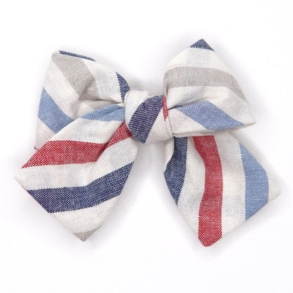 Uncle Sam Petite Hair Bow for Girls