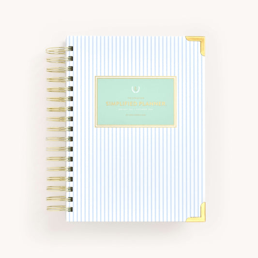 2024 Daily, Simplified Planner, Coastal Stripe