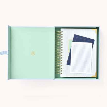 2024 Daily, Simplified Planner, Coastal Stripe