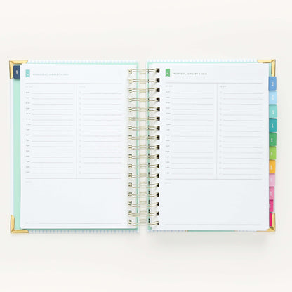 2024 Daily, Simplified Planner, Coastal Stripe