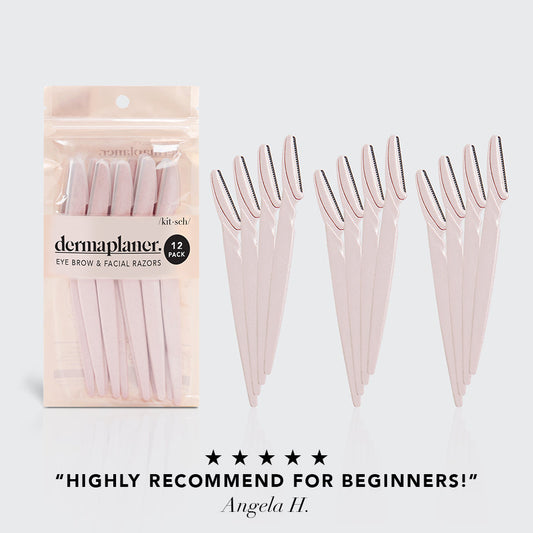 Dermaplaning Tool 12pk | Eco-Friendly Blush