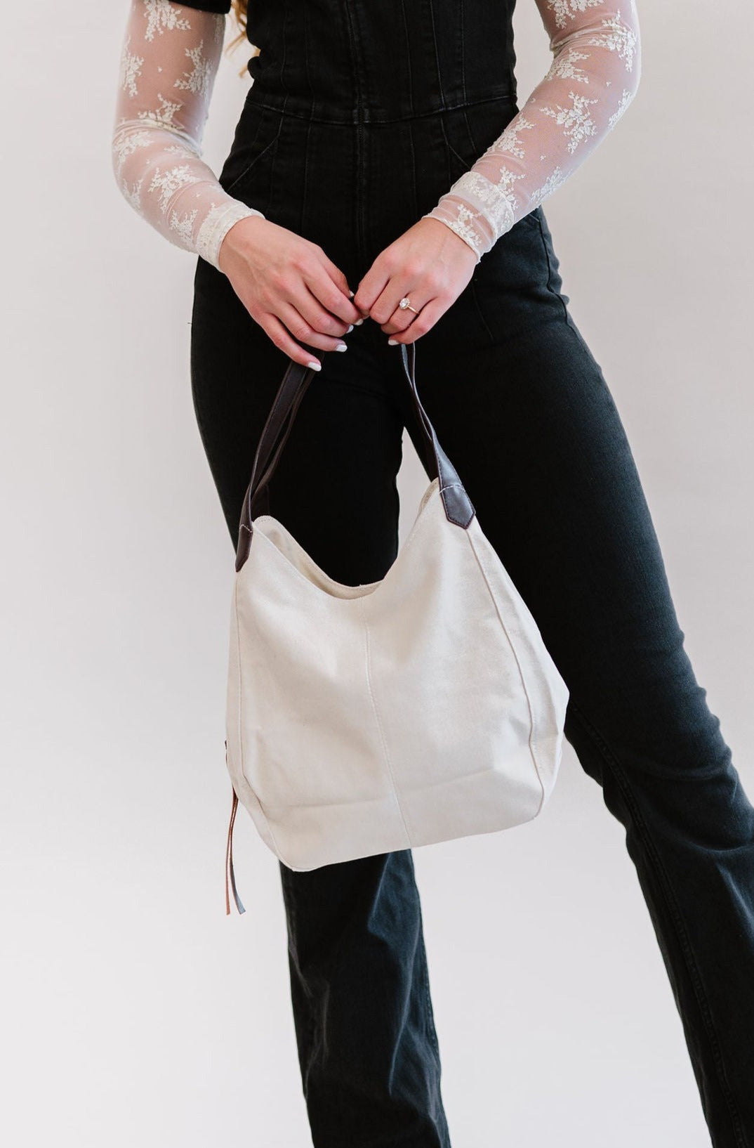 Anniston Canvas Hobo Bag - Final Sale