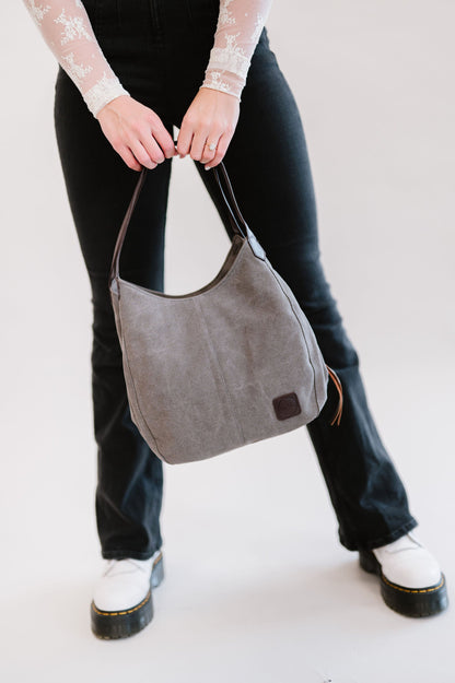 Anniston Canvas Hobo Bag - Final Sale