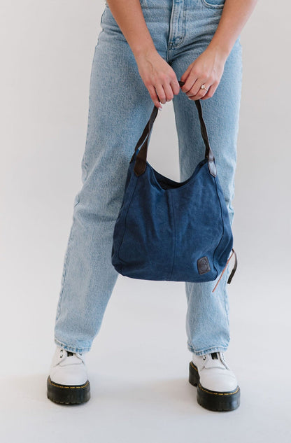 Anniston Canvas Hobo Bag - Final Sale