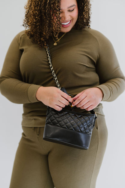 campbell quilted bag - final sale