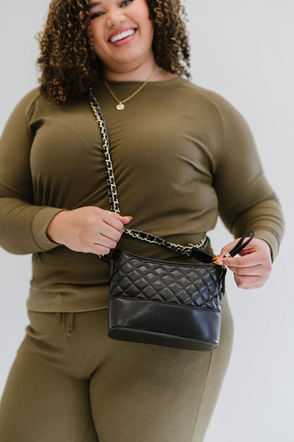 campbell quilted bag - final sale