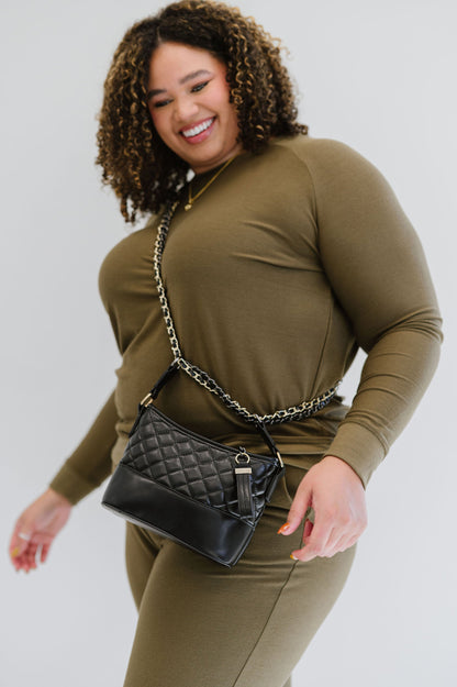 campbell quilted bag - final sale