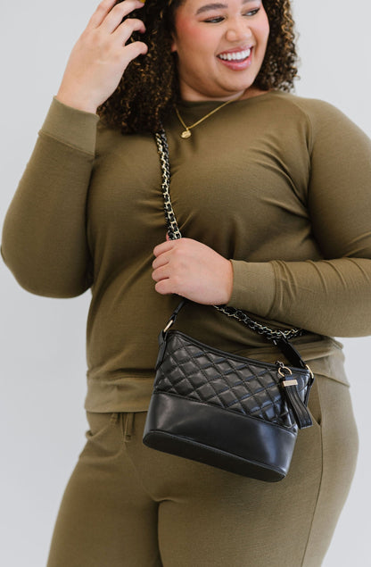 campbell quilted bag - final sale