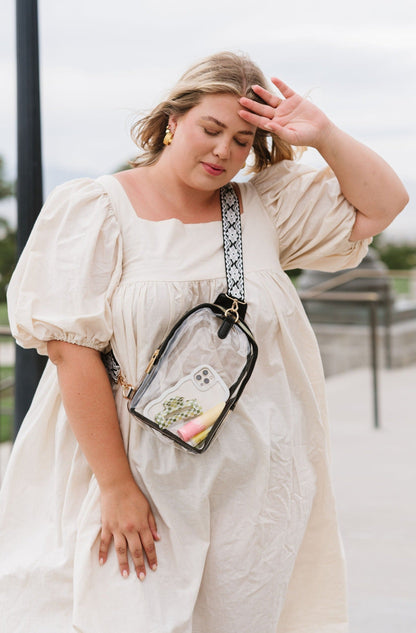 Kenzie Clear Sling Crossbody