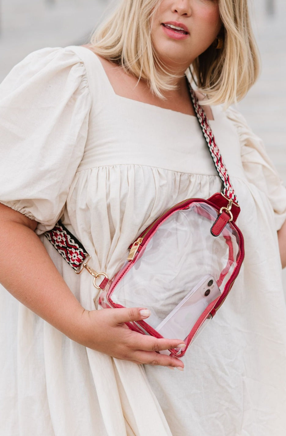 Kenzie Clear Sling Crossbody