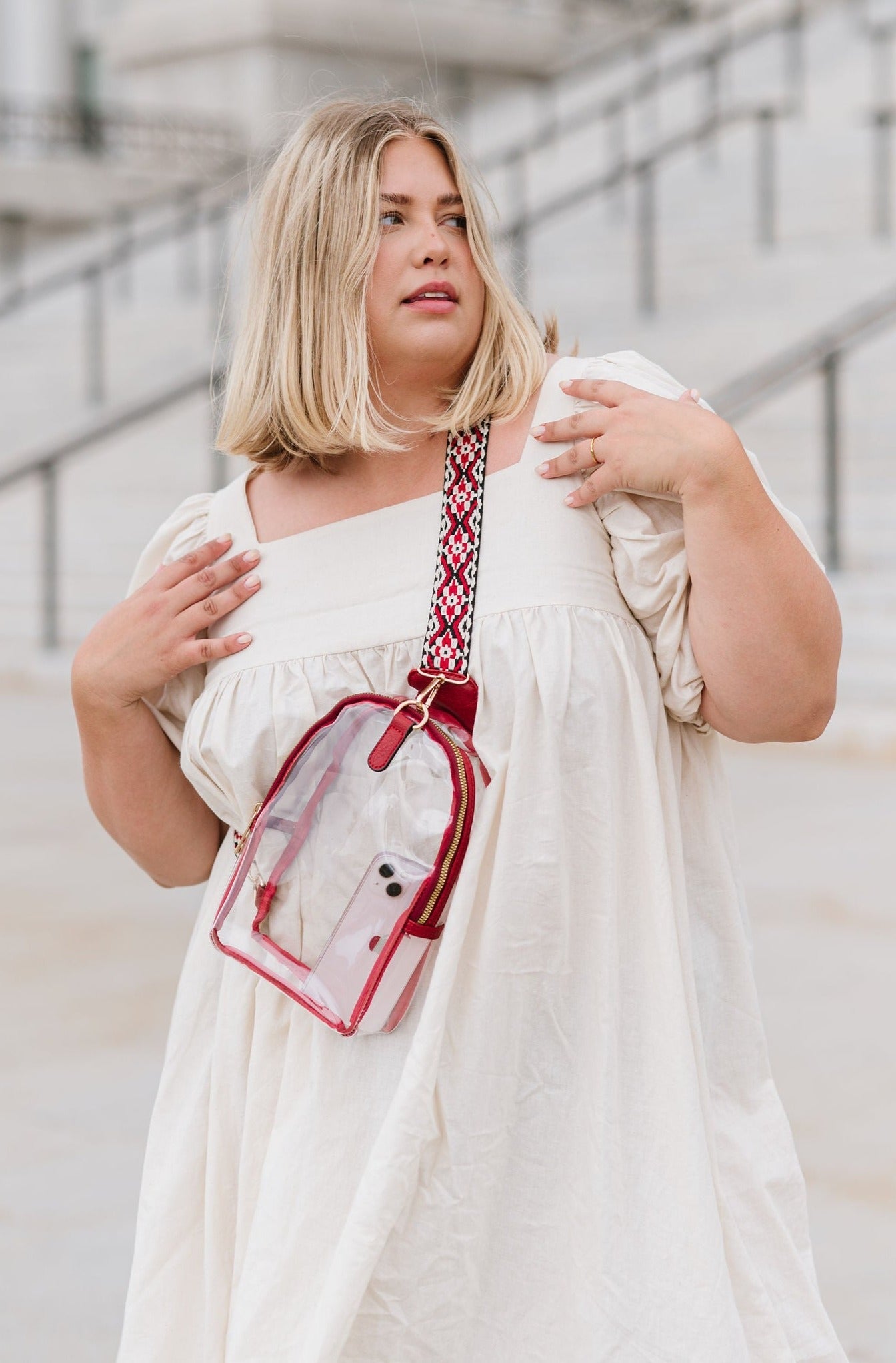 Kenzie Clear Sling Crossbody