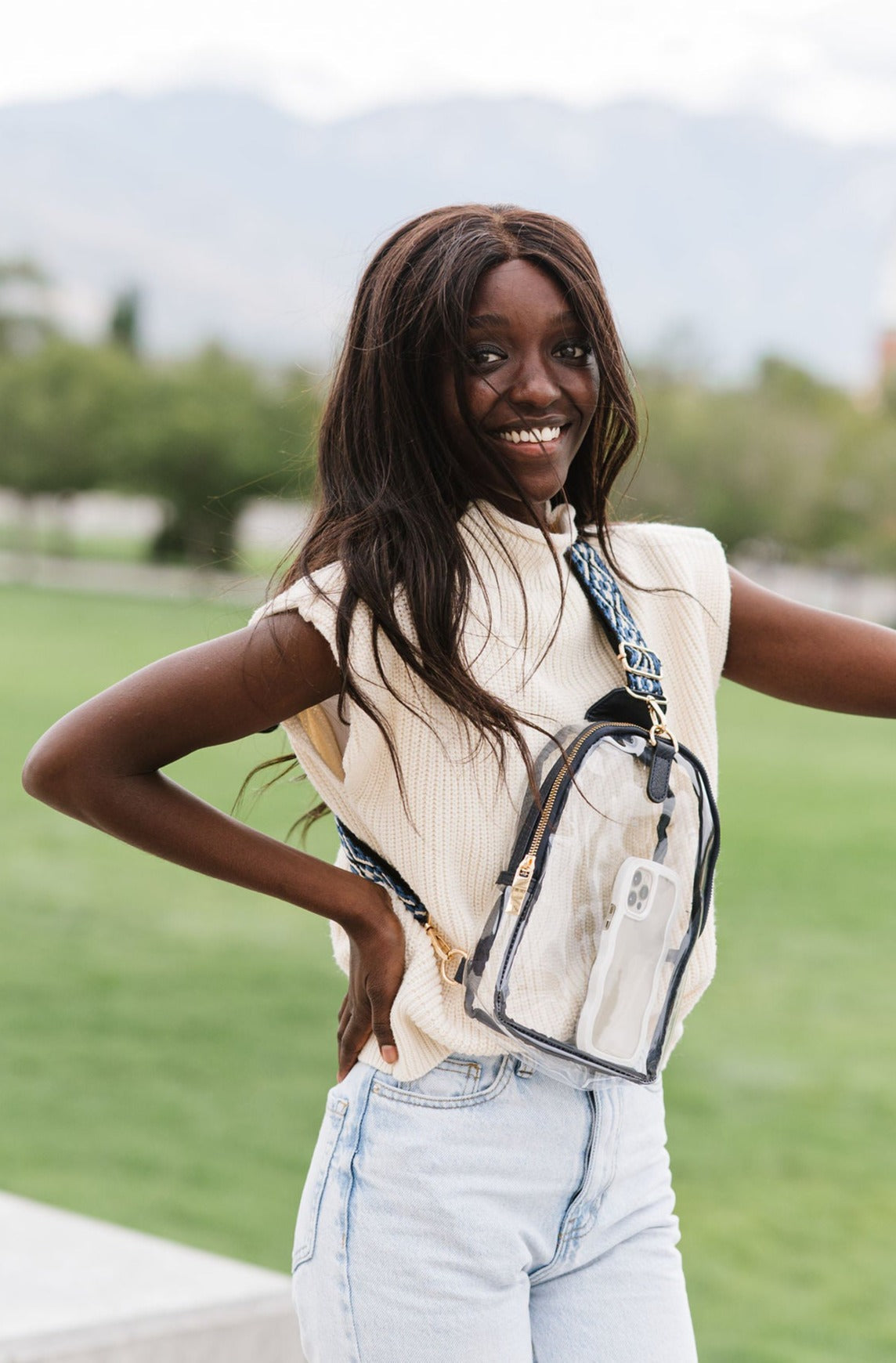 Kenzie Clear Sling Crossbody