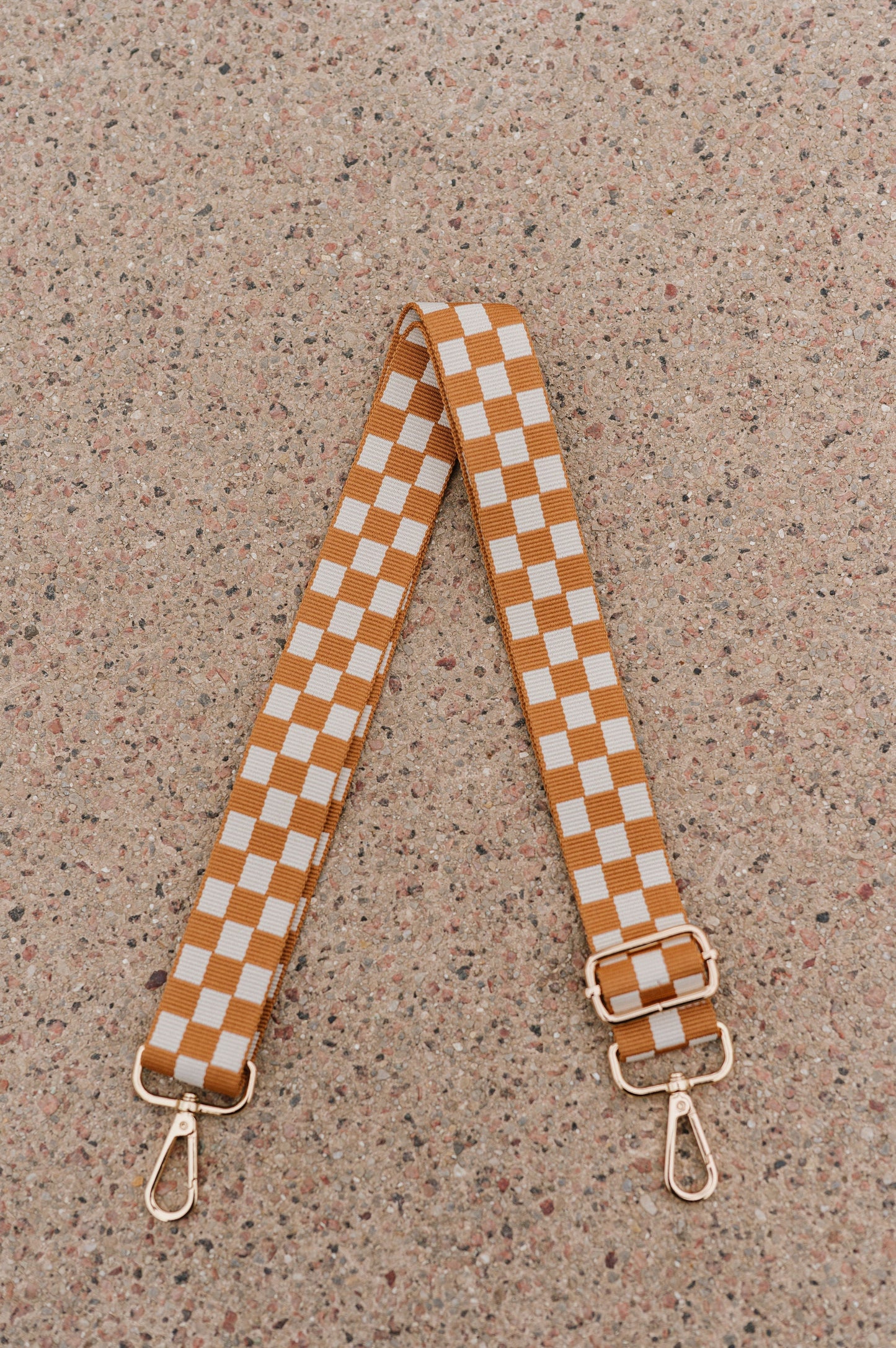 Lizzie Checkered Adjustable Bag Strap