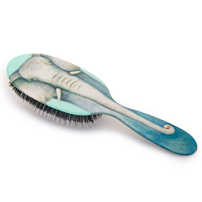 Elephants Hairbrush