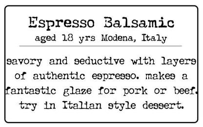 Espresso Balsamic