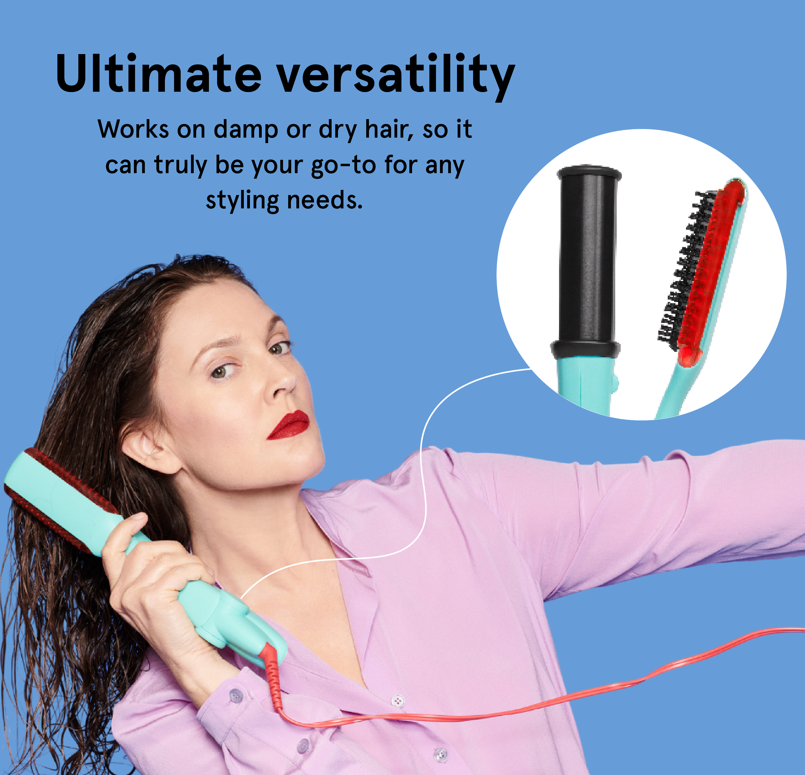Wet or Dry Styling Iron