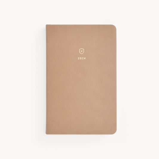 2024 Daily, Dapperdesk Planner, Fawn