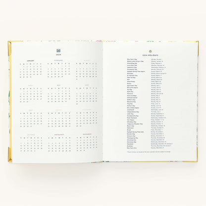 2024 Weekly, Simplified Planner, Golden Hour