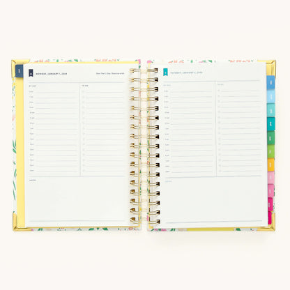 2024 Daily, Simplified Planner, Golden Hour