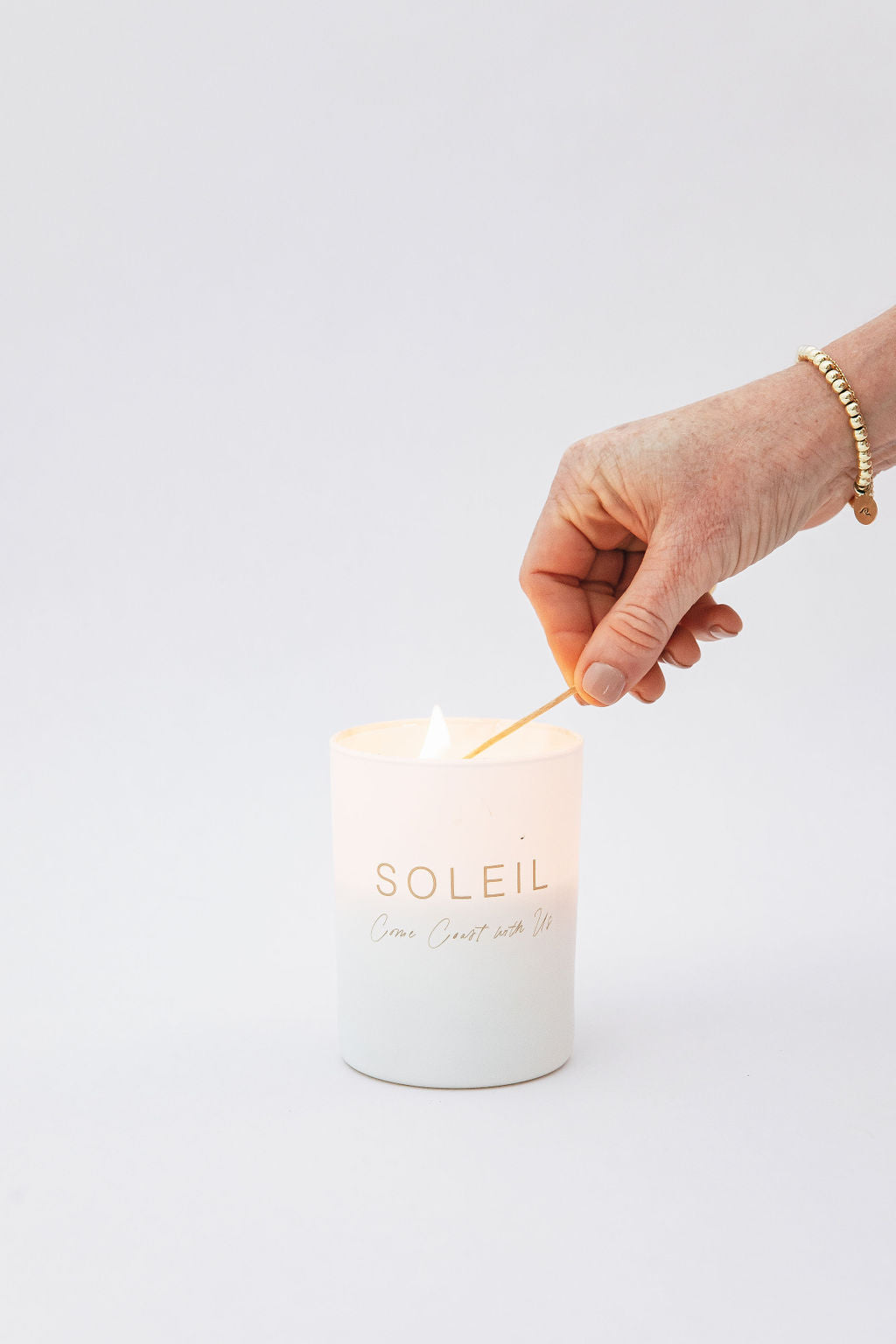 SOLEIL Three Piece Collection: Candle, Home Parfum + Reed Diffuser: GLDESIGN x FLORACO