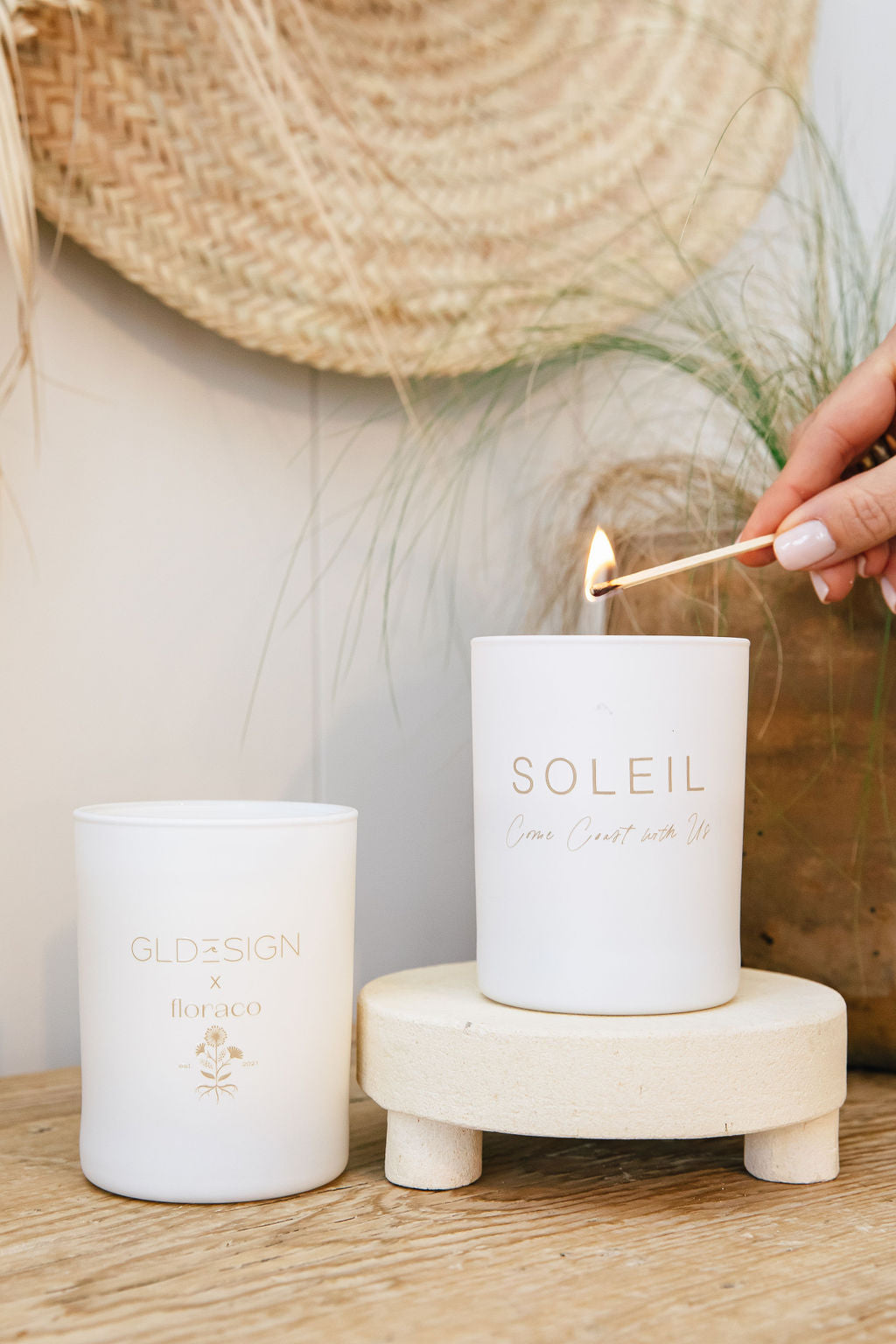 SOLEIL Candle: GLDESIGN x FLORACO