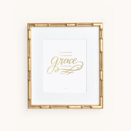 Art Print, Grace Not Perfection®