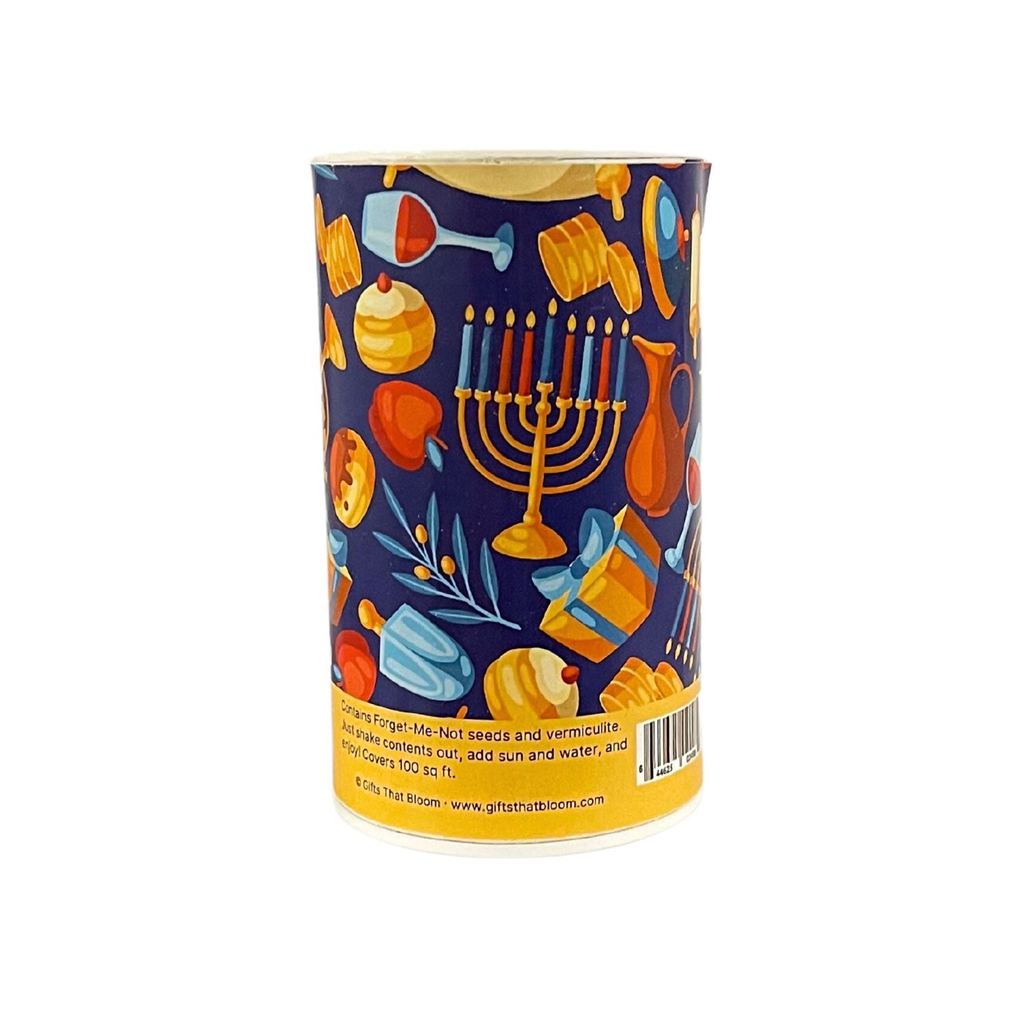 Happy Hanukkah Garden Shaker Can