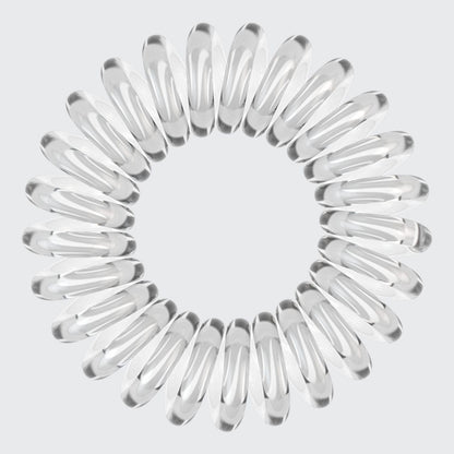 Spiral Hair Ties 8 Pc - Clear