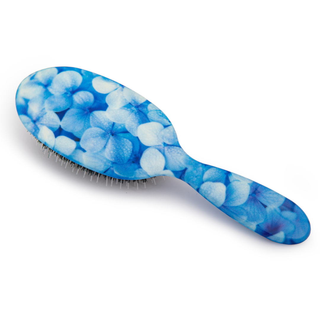 Happy Hydrangeas Hairbrush