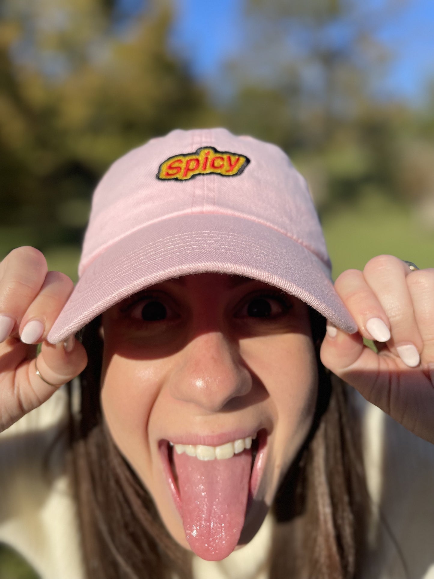 Pink "Spicy" Hat