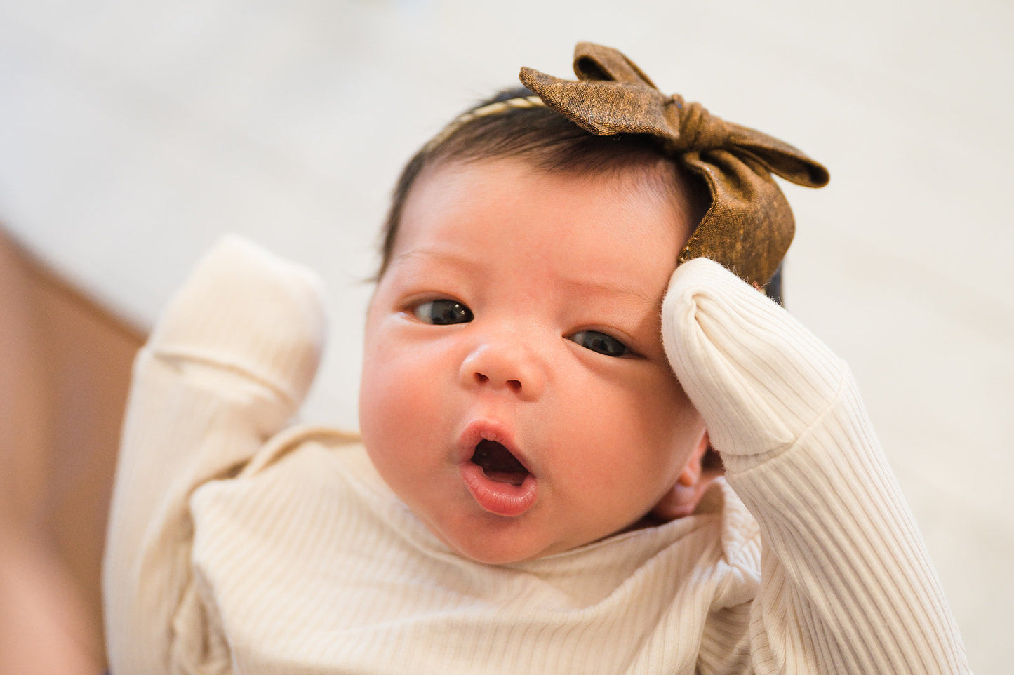 Lucky Penny Hair Bow for Girls - Small