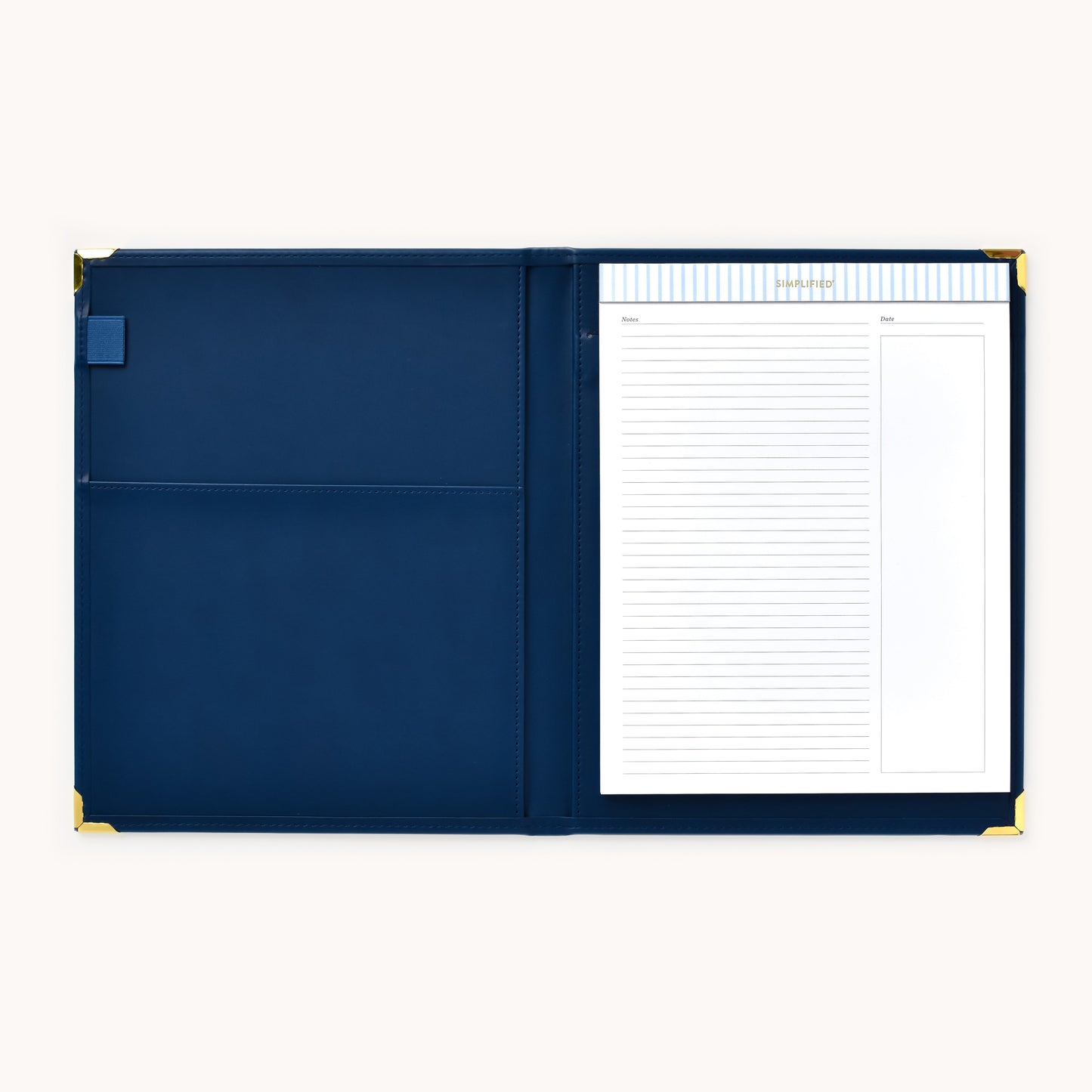 Folio, Navy Leatherette