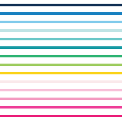 2024 Weekly, Simplified Planner, Happy Stripe